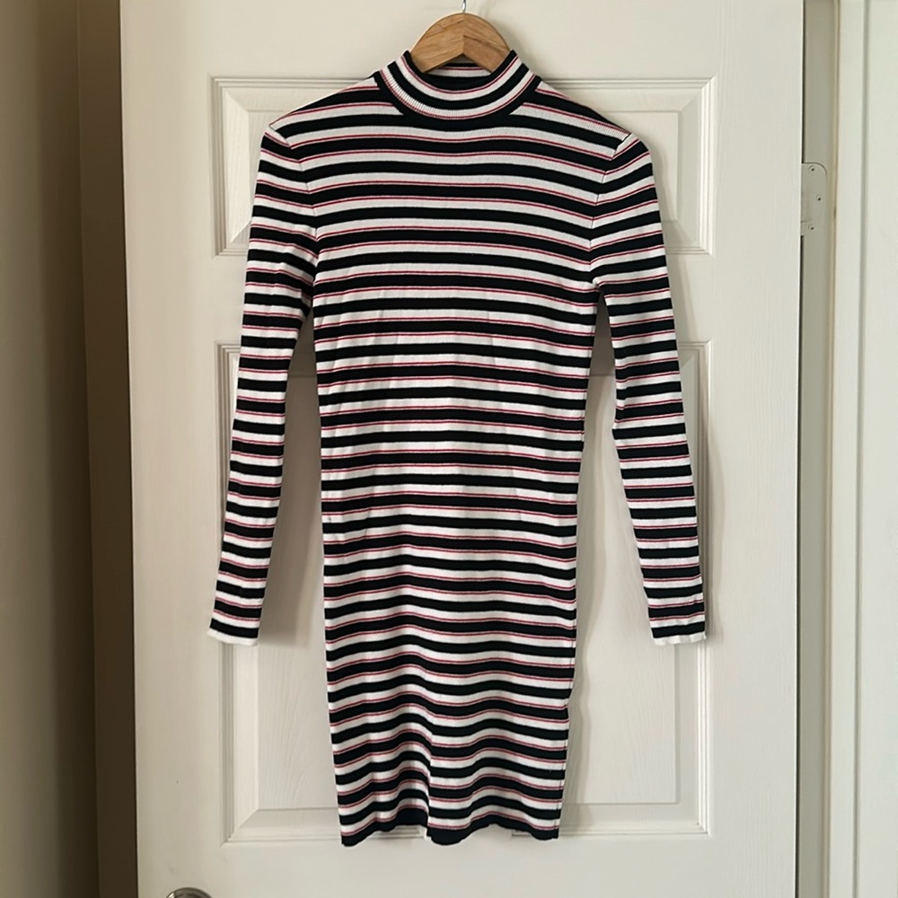 Forever 21 Red, White, and black stripe dress